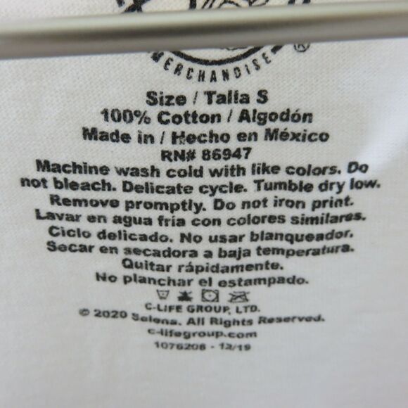 Selena Graphic T Shirt Band Tee - Women's Small - Picture 4 of 5